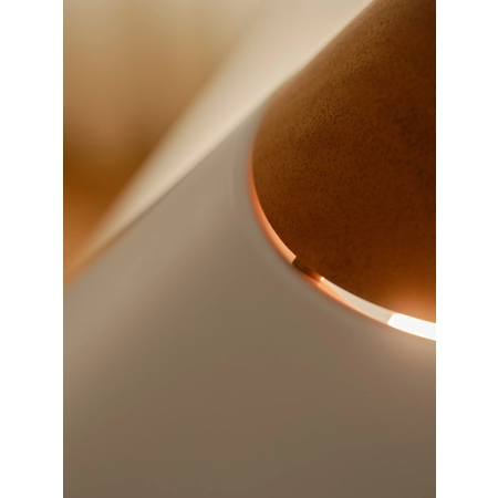 Lampa wisząca biała z drewnianym akcentem Kinto NO2520083001 - Design for The People